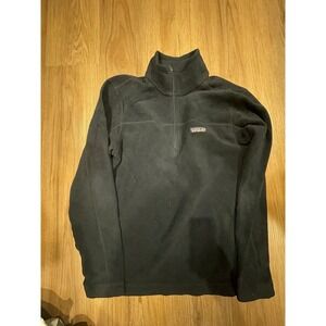Patagonia Fleece Pullover Womens Small Navy Micro D 1/4 Zip Top Jacket
